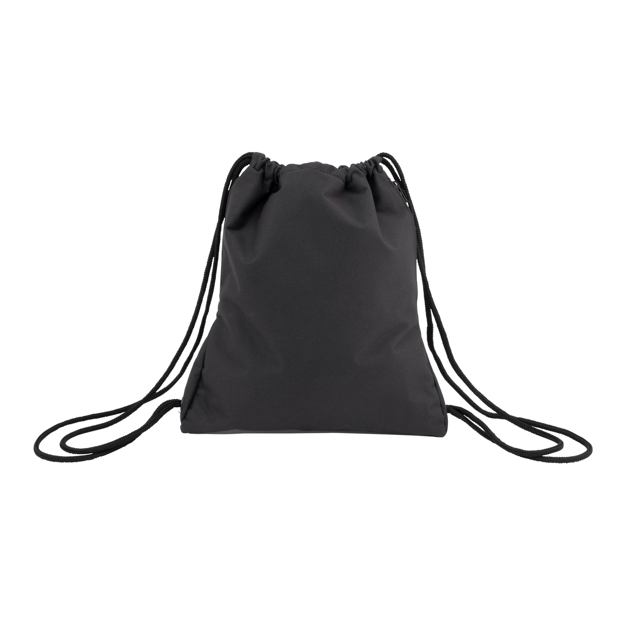 Drawstring Backpack Black – Mercury Luggage