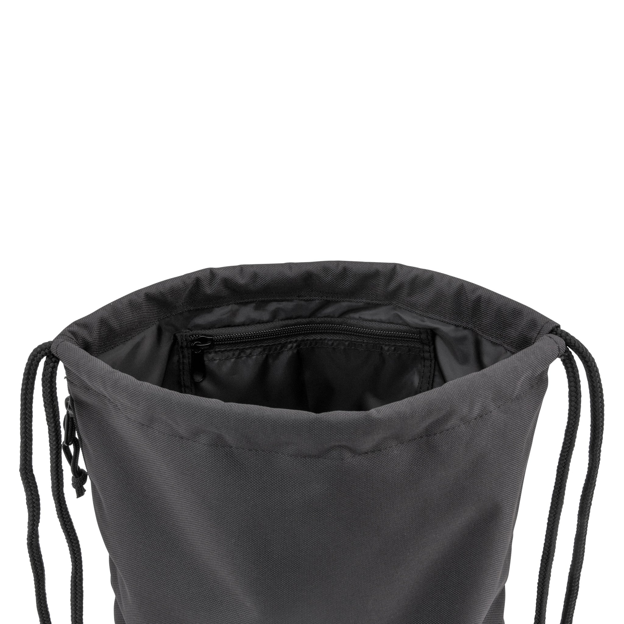 Drawstring Backpack Black – Mercury Luggage