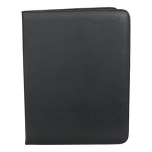 Load image into Gallery viewer, Padfolio- Black Simulated Leather