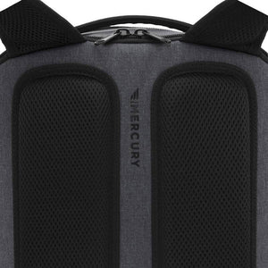 Closeup of padded back of Pro Series Everyday Backpack, Gray