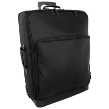 Load image into Gallery viewer, Front with zippered pocket - 27&quot; Wheeled Upright, Black