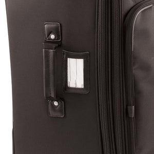 Luggage tag on side with carry handle - 27" Wheeled Upright, Black