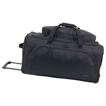 Load image into Gallery viewer, Full view of Wheeled Duffel Bag, Black 