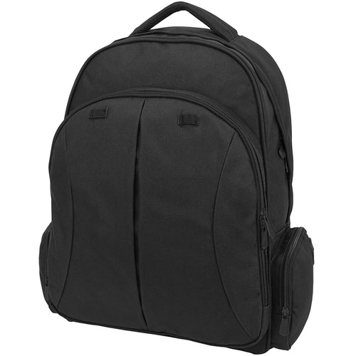 Front view, Organizer Backpack, Black 